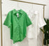 WANWAN Solid Color Collar Shirt
